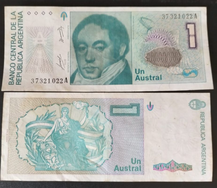 ARGENTINA 1 AUSTRAL # 655 – CURRENCYWALA